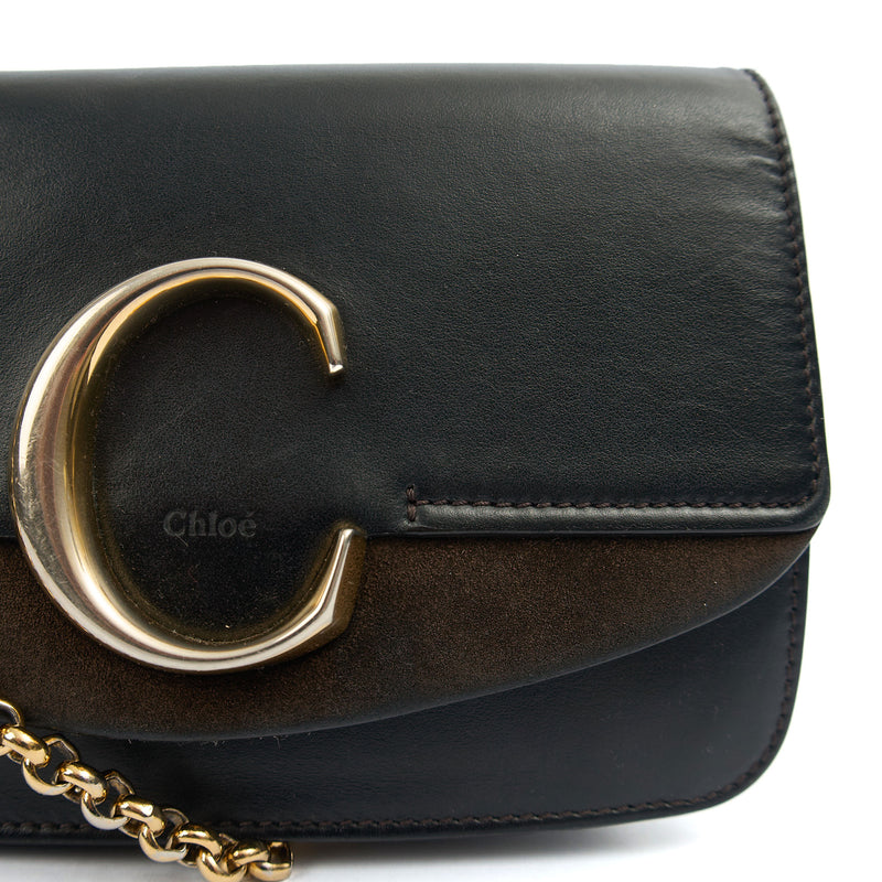 Picture of Chloe Cross Body Chloe C - Small in Black, Calfskin Leather