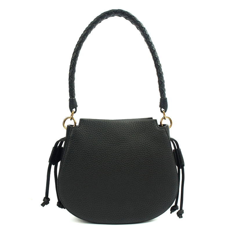 Picture of Mulberry Tote Iris Hobo - Mini in Black, Calfskin Leather