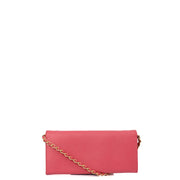 Picture of Prada Cross Body Wallet On Chain in Pink, Saffiano Leather