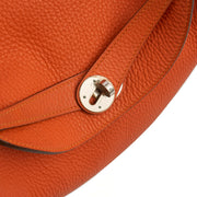 Picture of Hermes Tote Lindy 30 in Classic Orange, Togo Leather