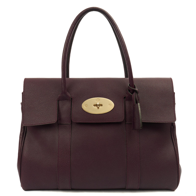 Picture of Mulberry Tote Bayswater Heritage in Purple, Calfskin Leather