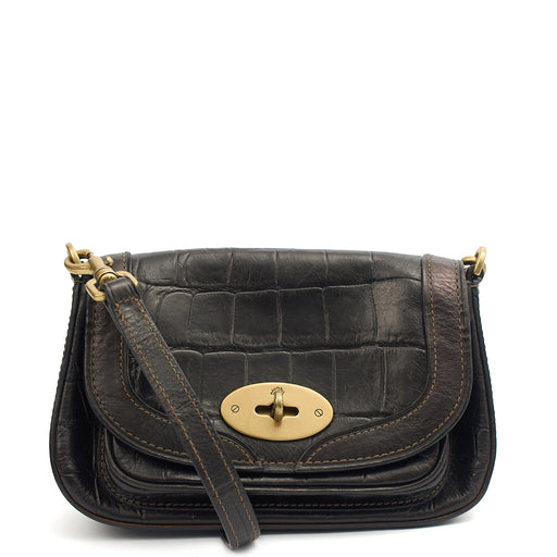 Picture of Mulberry Shoulder Bag Vintage Shoulder Bag in Black, Exotic Effect Leather