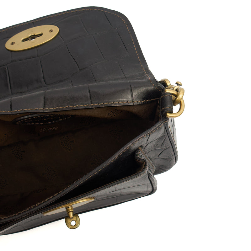 Picture of Mulberry Shoulder Bag Vintage Shoulder Bag in Black, Exotic Effect Leather