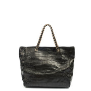 Picture of Mulberry Tote Cecily Tote in Black, Exotic Effect Leather