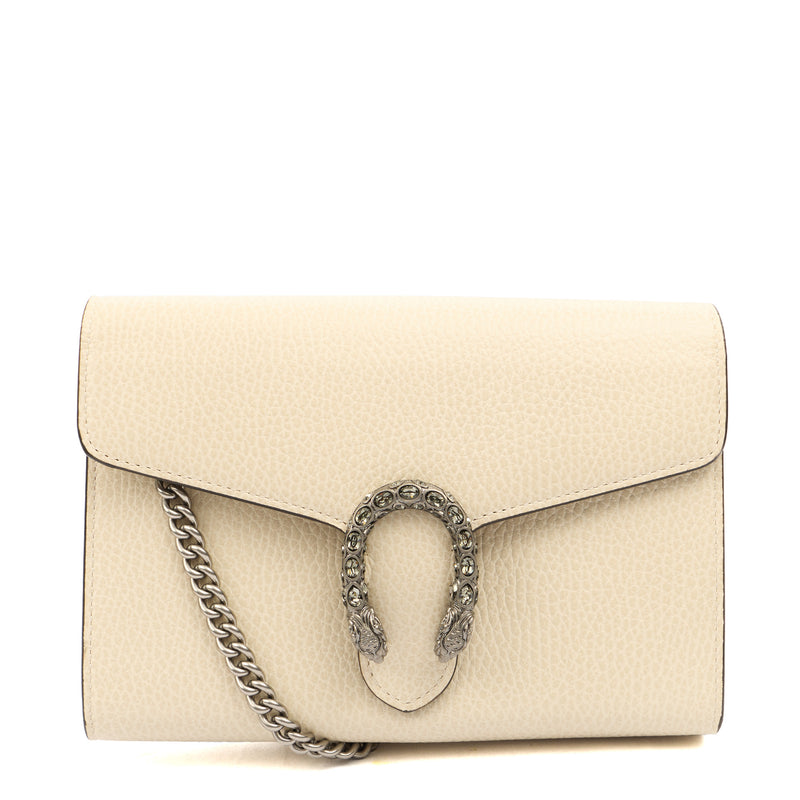 Picture of Gucci Cross Body Dionysus Chain Wallet in Cream, Leather