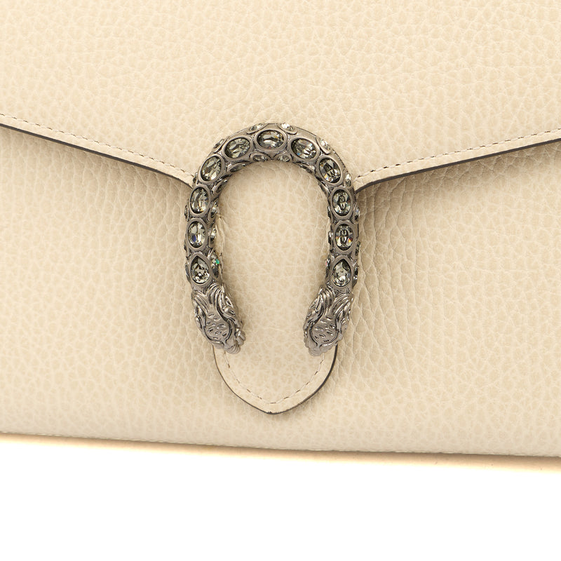Picture of Gucci Cross Body Dionysus Chain Wallet in Cream, Leather