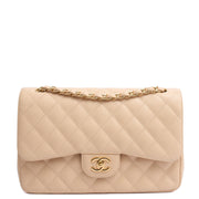 Picture of Chanel Shoulder Bag Classic Double Flap - Large in Neutral, Caviar Leather