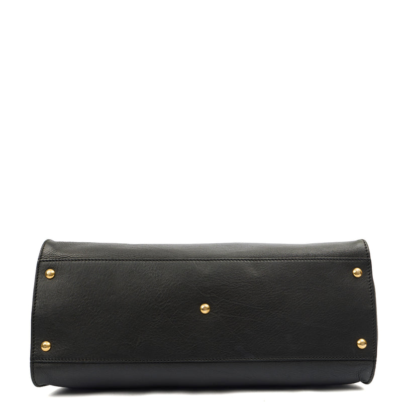 Picture of Fendi Tote Peekaboo - Large in Black, Leather
