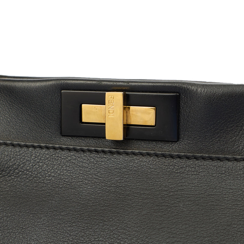 Picture of Fendi Tote Peekaboo - Large in Black, Leather