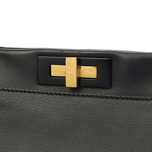 Picture of Fendi Tote Peekaboo - Large in Black, Leather