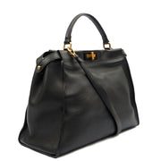 Picture of Fendi Tote Peekaboo - Large in Black, Leather