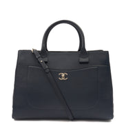 Picture of Chanel Tote Executive Shopper Tote in Blue, Calfskin Leather