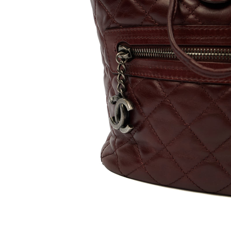 Picture of Chanel Backpack Backpack in Red, Calfskin Leather