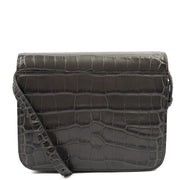 Picture of Balenciaga Cross Body B. Crossbody in Grey, Exotic Effect Leather