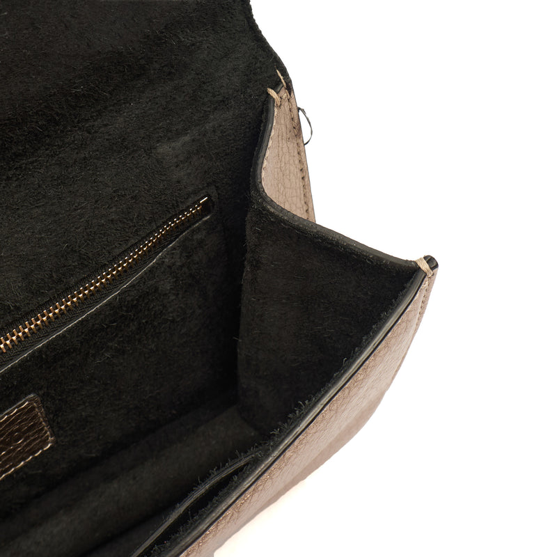 Picture of Valentino Shoulder Bag Glam Lock - Medium in Metallic, Calfskin