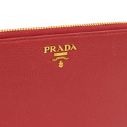 Picture of Prada Purse Wallet in Red, Leather