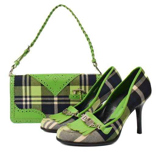Picture of Christian Dior Shoulder Bag D'Trick Shoulder Bag in Green, Leather