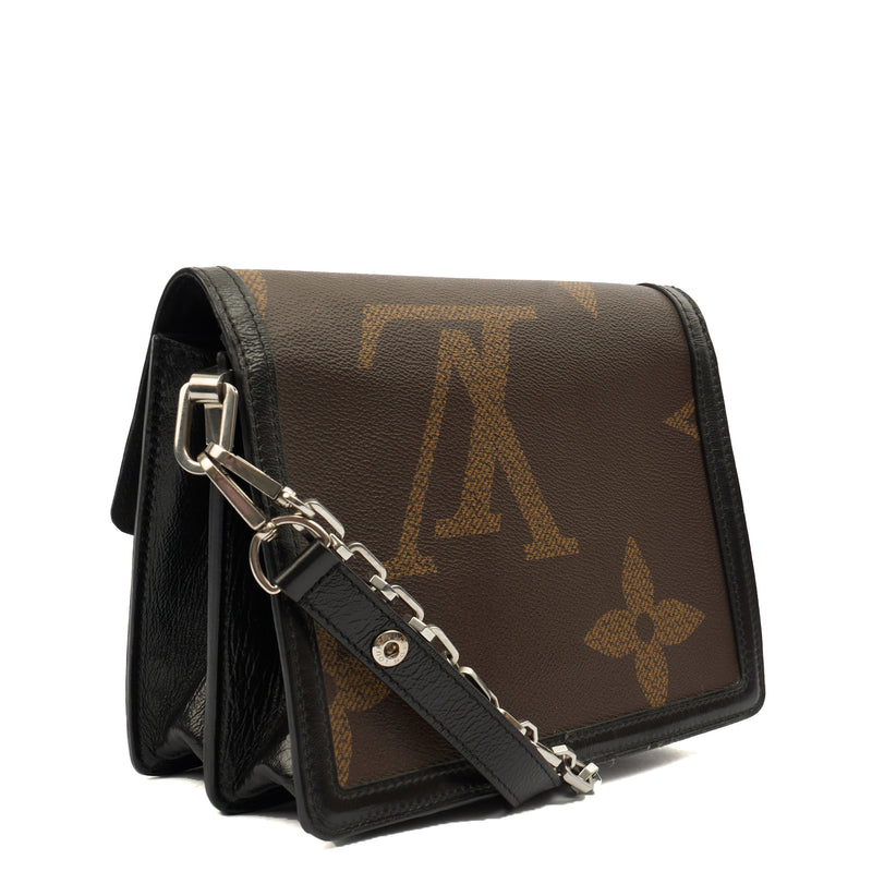 Picture of Louis Vuitton Cross Body Dauphine MM Bag in Reverse Monogram, Canvas