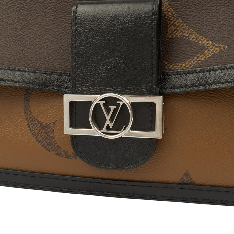 Picture of Louis Vuitton Cross Body Dauphine MM Bag in Reverse Monogram, Canvas