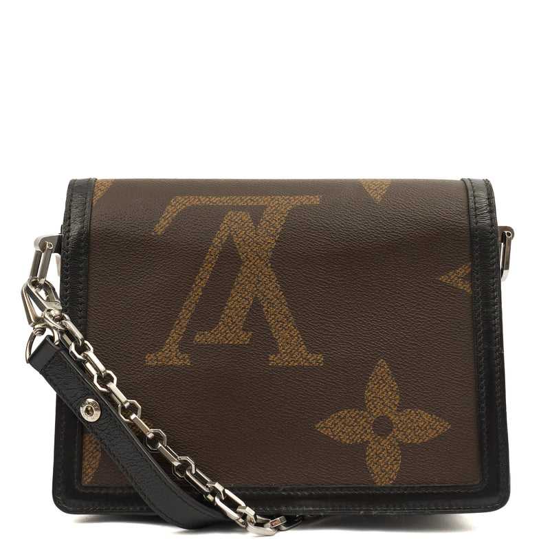 Picture of Louis Vuitton Cross Body Dauphine MM Bag in Reverse Monogram, Canvas