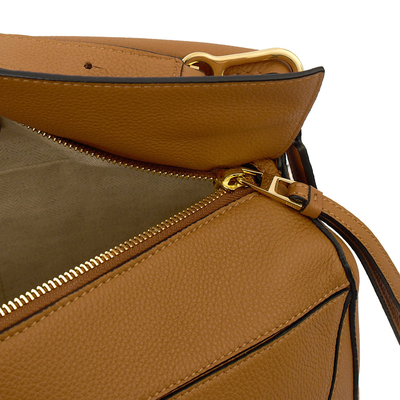 Picture of Loewe Cross Body Puzzle - Medium in Brown, Leather