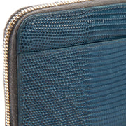 Picture of Dolce & Gabbana Purse Wallet in Blue, Exotic Effect Leather