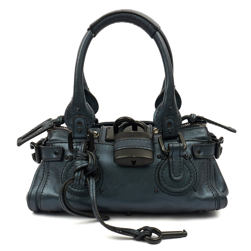 Picture of Chloe Shoulder Bag Paddington - Small in Metallic, Leather