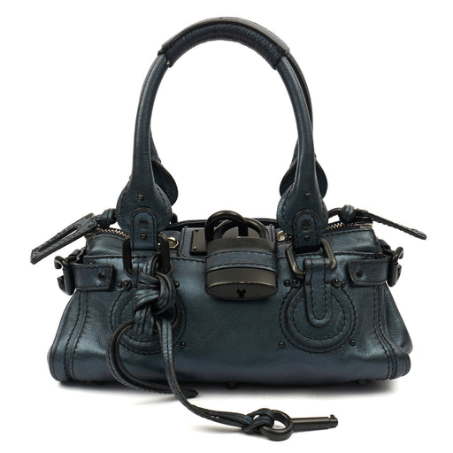 Picture of Chloe Shoulder Bag Paddington - Small in Metallic, Leather