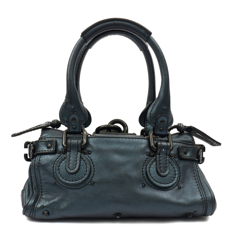 Picture of Chloe Shoulder Bag Paddington - Small in Metallic, Leather