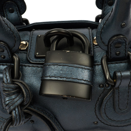 Picture of Chloe Shoulder Bag Paddington - Small in Metallic, Leather