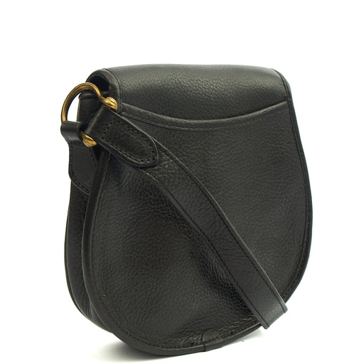Picture of Mulberry Cross Body Vintage Messenger in Black, Calfskin Leather