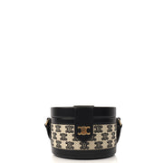 Picture of Celine Shoulder Bag Triomphe Oval Crossbody in Black, Fabric