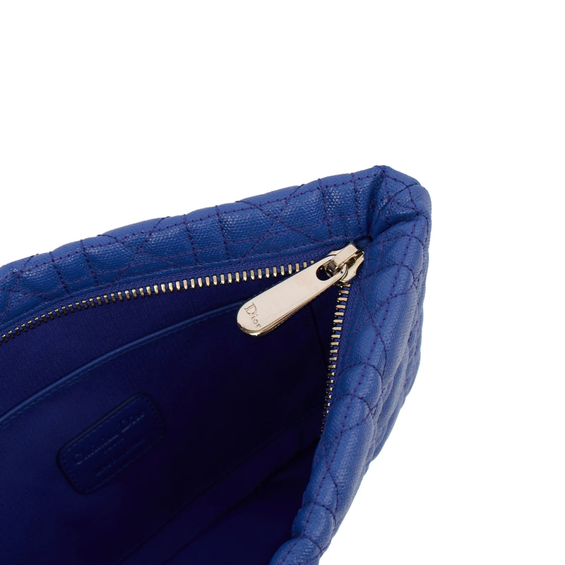 Picture of Christian Dior Clutch Clutch in Blue, Leather