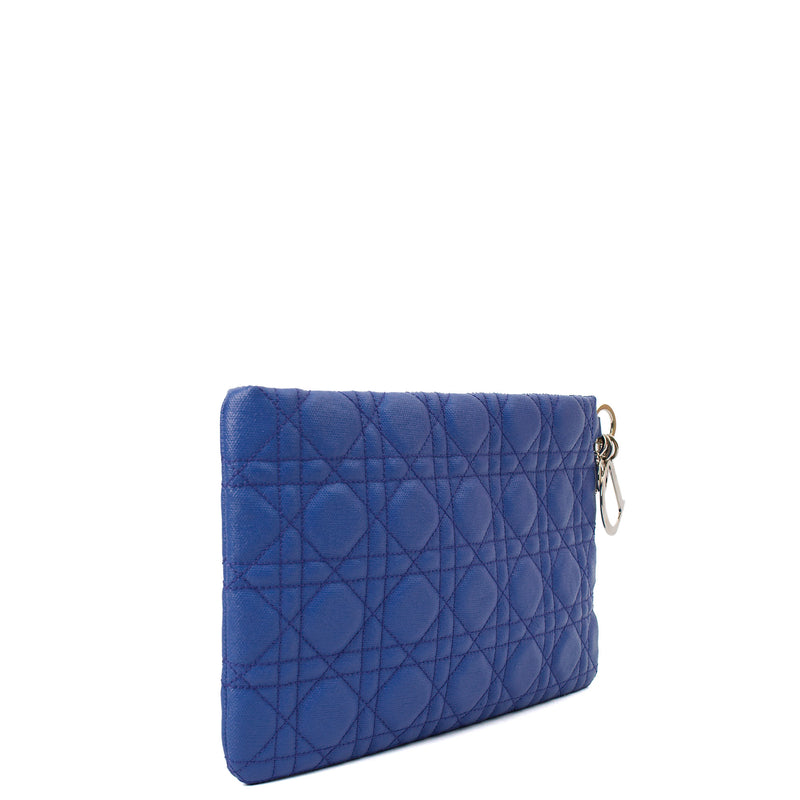 Picture of Christian Dior Clutch Clutch in Blue, Leather