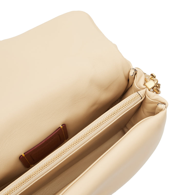 Picture of Coach Cross Body Pillow Tabby in Neutral, Leather