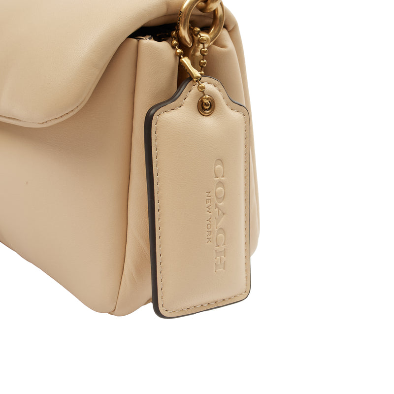 Picture of Coach Cross Body Pillow Tabby in Neutral, Leather