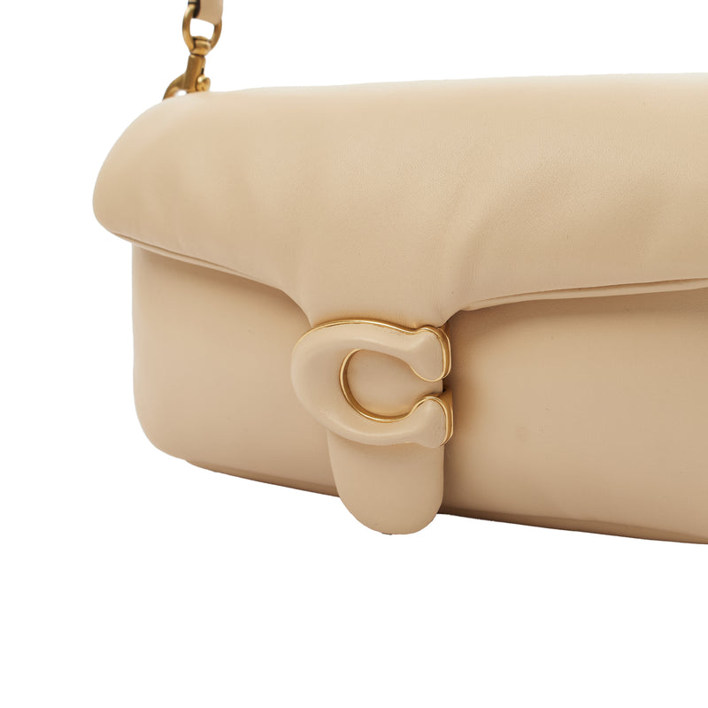 Picture of Coach Cross Body Pillow Tabby in Neutral, Leather