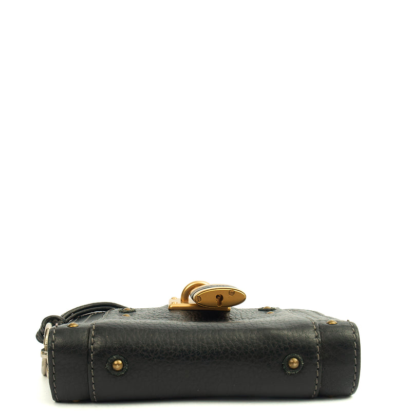 Picture of Chloe Wallet Paddington Wallet in Black, Calfskin Leather