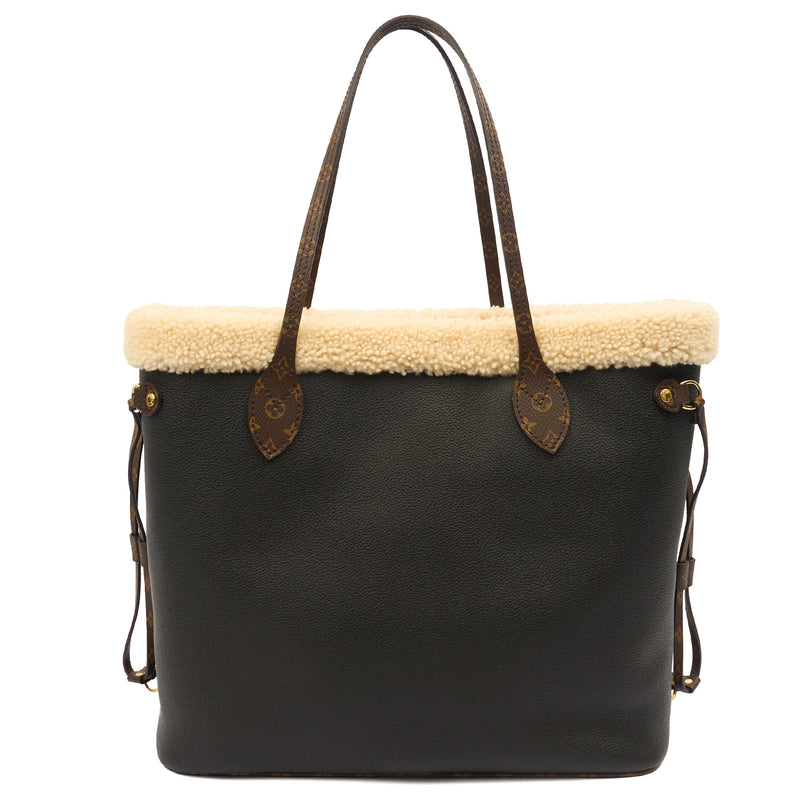 Picture of Louis Vuitton Tote Neverfull MM in Black, Leather