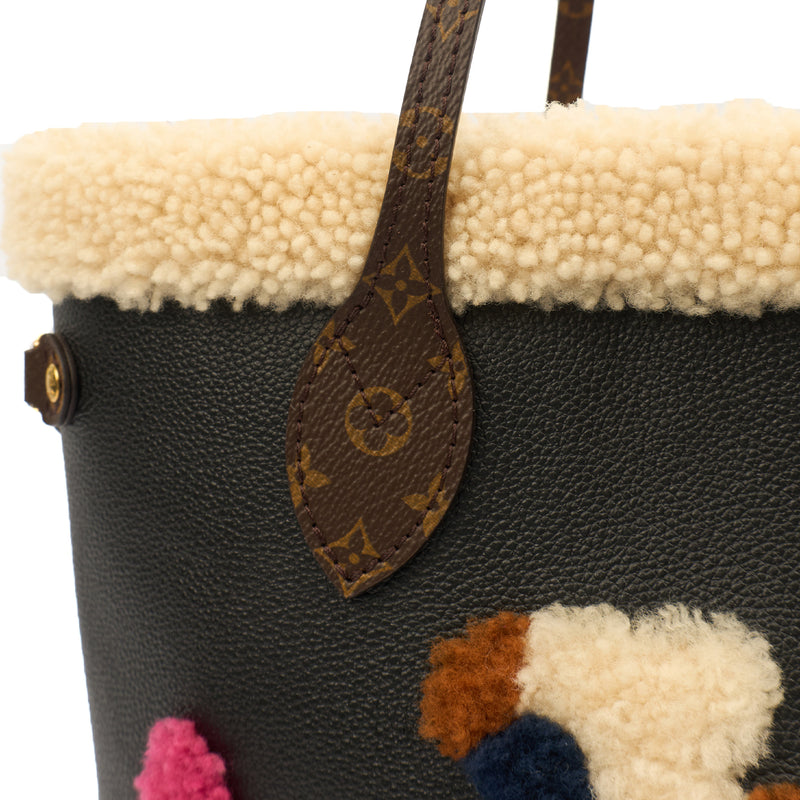 Picture of Louis Vuitton Tote Neverfull MM in Black, Leather