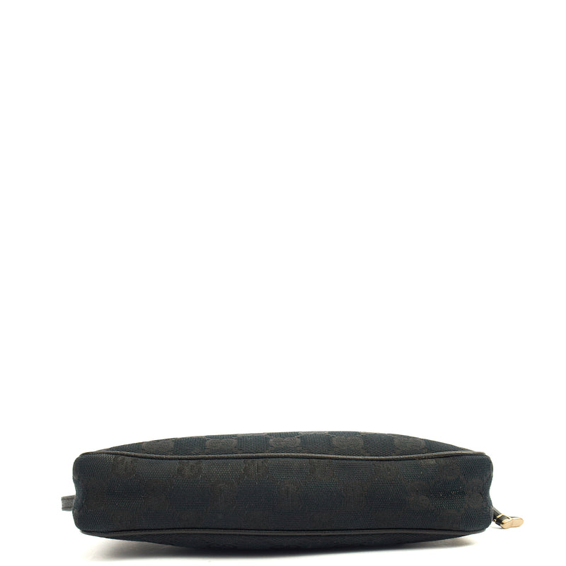 Picture of Gucci Mini Bag Pochette in Black, GG Canvas