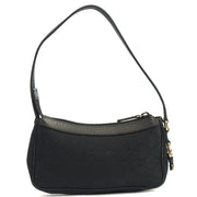 Picture of Gucci Mini Bag Pochette in Black, GG Canvas