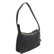 Picture of Gucci Mini Bag Pochette in Black, GG Canvas