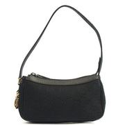 Picture of Gucci Mini Bag Pochette in Black, GG Canvas