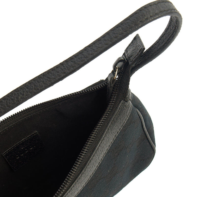 Picture of Gucci Mini Bag Pochette in Black, GG Canvas