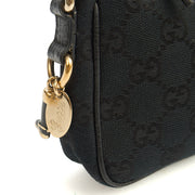 Picture of Gucci Mini Bag Pochette in Black, GG Canvas