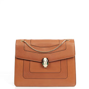 Picture of Bulgari Shoulder Bag Serpenti Forever Crossbody in Brown, Leather