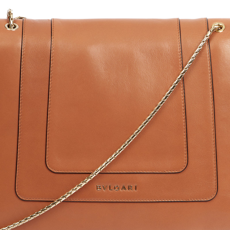 Picture of Bulgari Shoulder Bag Serpenti Forever Crossbody in Brown, Leather