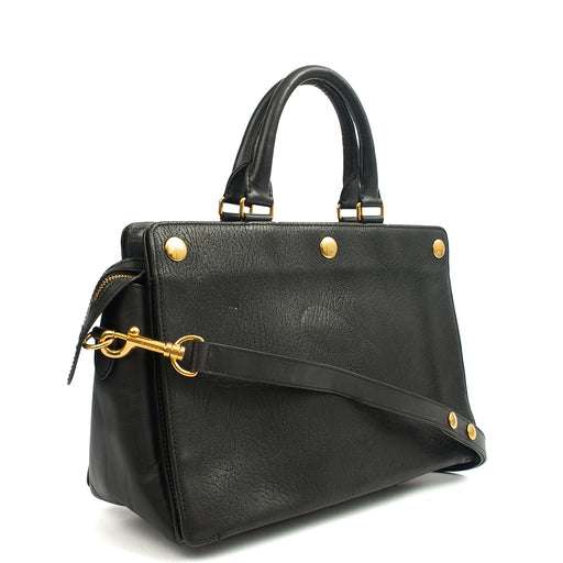 Picture of Mulberry Tote Chester in Black, Calfskin Leather