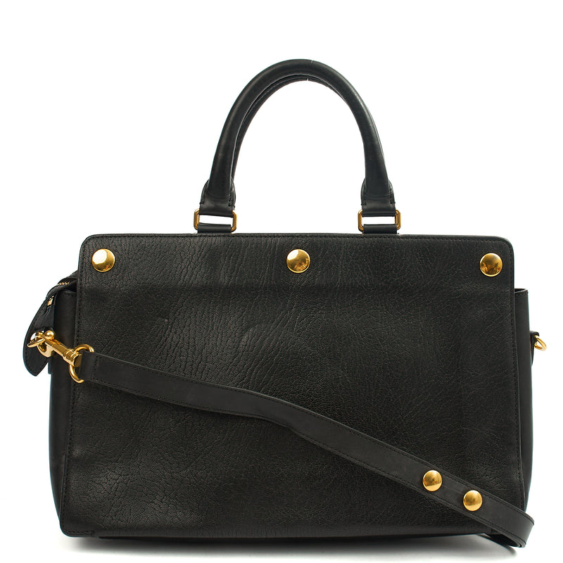 Picture of Mulberry Tote Chester in Black, Calfskin Leather